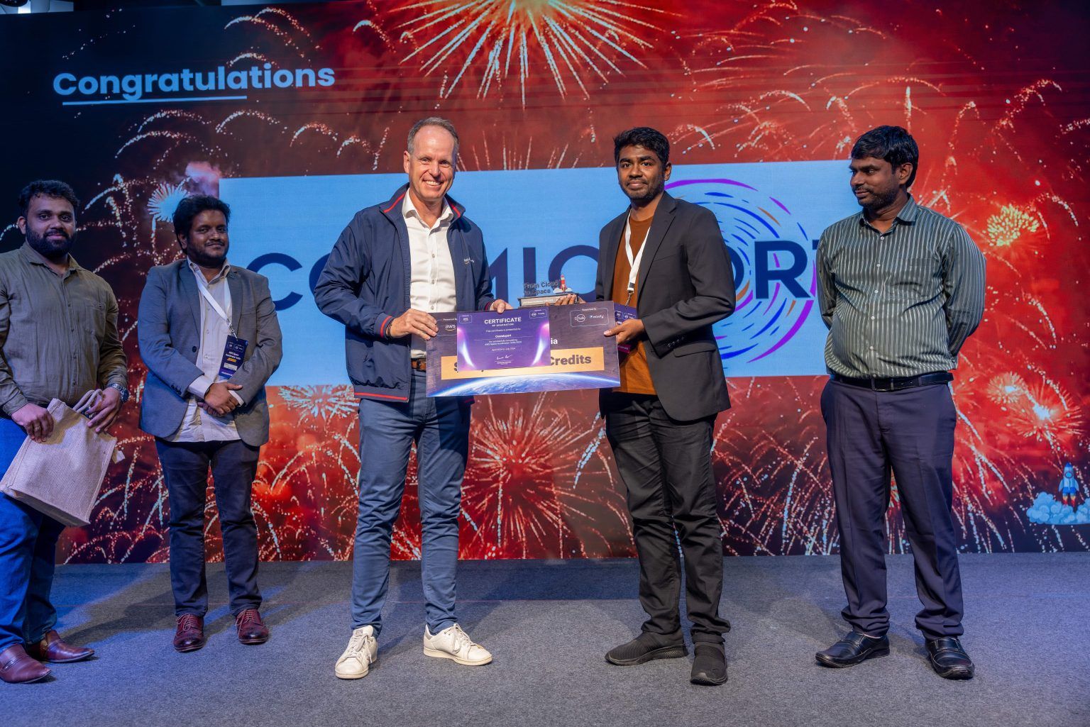 Cosmicport Shines at AWS Space tech Accelerator Graduation Day
